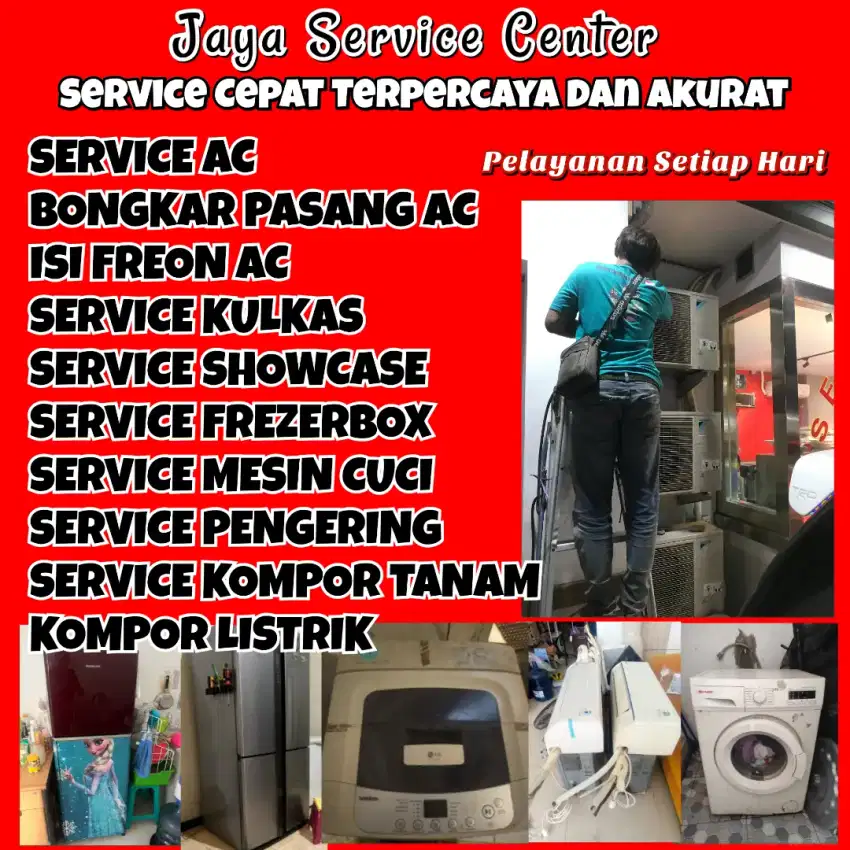 Service AC Bongkar Pasang AC Servis Kulkas Mesin Cuci Frezer Citraland