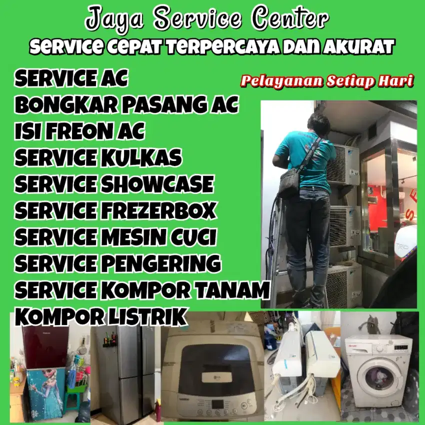 Service AC Bongkar AC Pasang AC Servis Kulkas Frezer Mesin Cuci Gresik