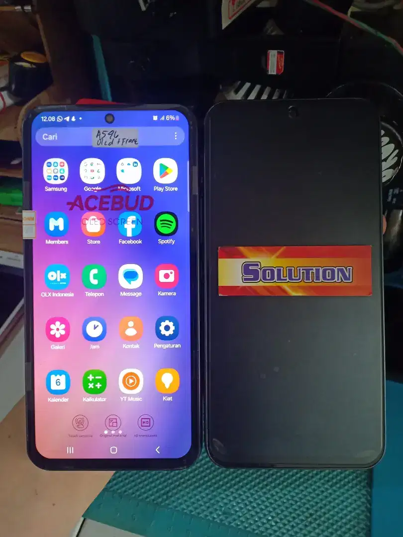 LCD TOUCHSCREEN SAMSUNG A54 5G ORI OLED + PASANG