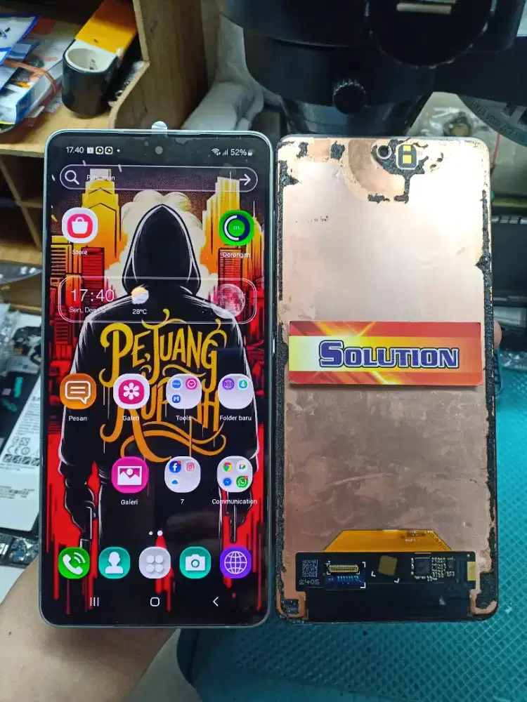 LCD TOUCHSCREEN SAMSUNG A73 5G ORI OLED + PASANG