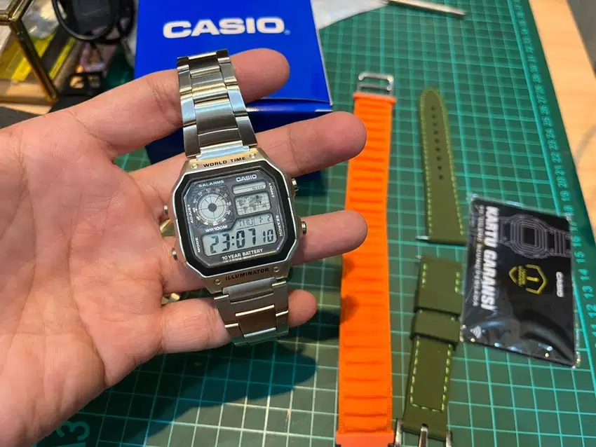 Jam tangan Casio aw 1200 james bond