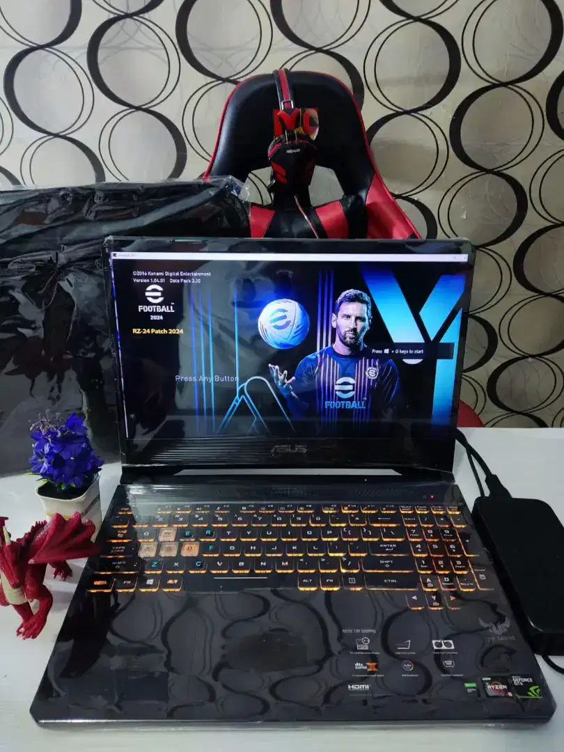 [RAM 16GB/SSD 512GB] Murah Laptop Asus TUF GAMING RENDERING Dual VGA!