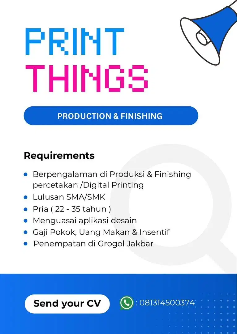 Junior Deskprint Digital Printing/Percetakan