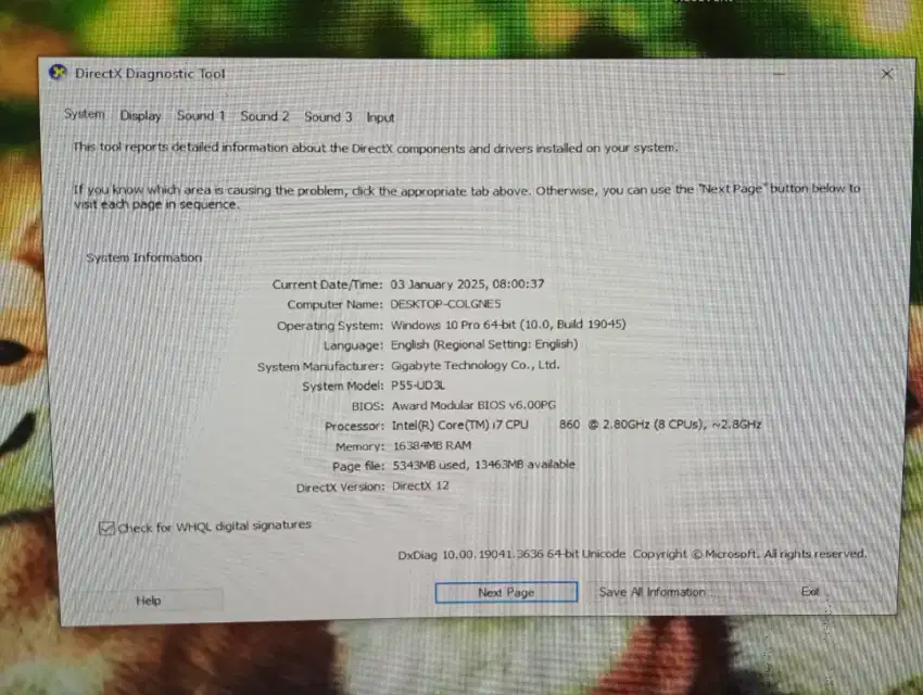 Komputer I7 tanpa monitor