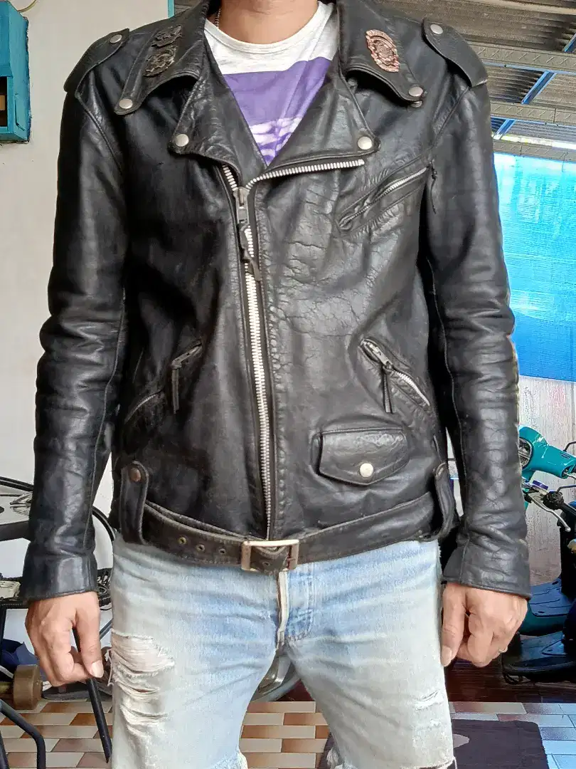 Jaket kulit original L