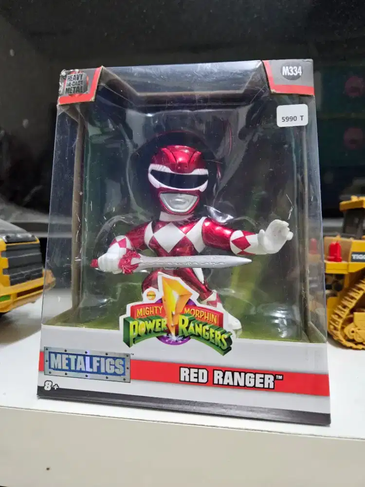 Action figure Metalfigs die cast Red Power Rangers kolektor 90 an