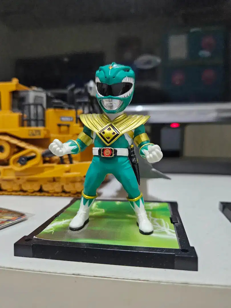Action figure Tamashi buddies Green Power Rangers Kolektor tahun 90 an
