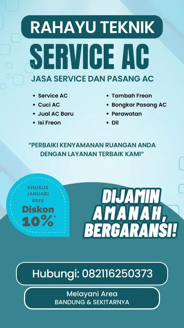 Cuci Service Perawatan Bongkar Pasang Ac