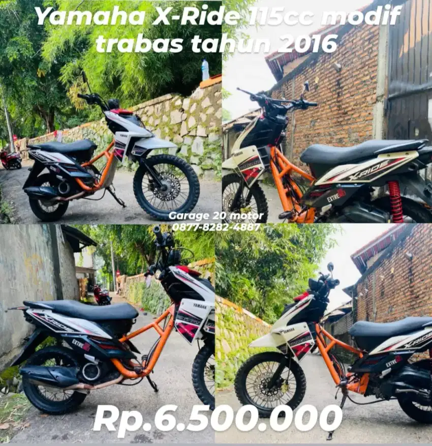 Yamaha Xride 115cc Modif trabas Tahun 2016