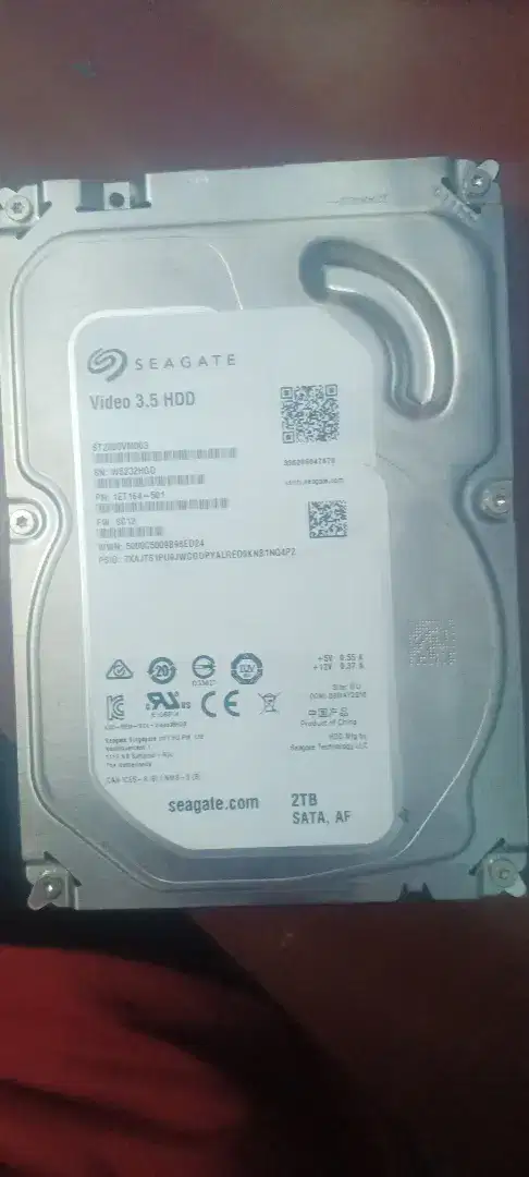 Hardisk Seagate 2TB normal bagus