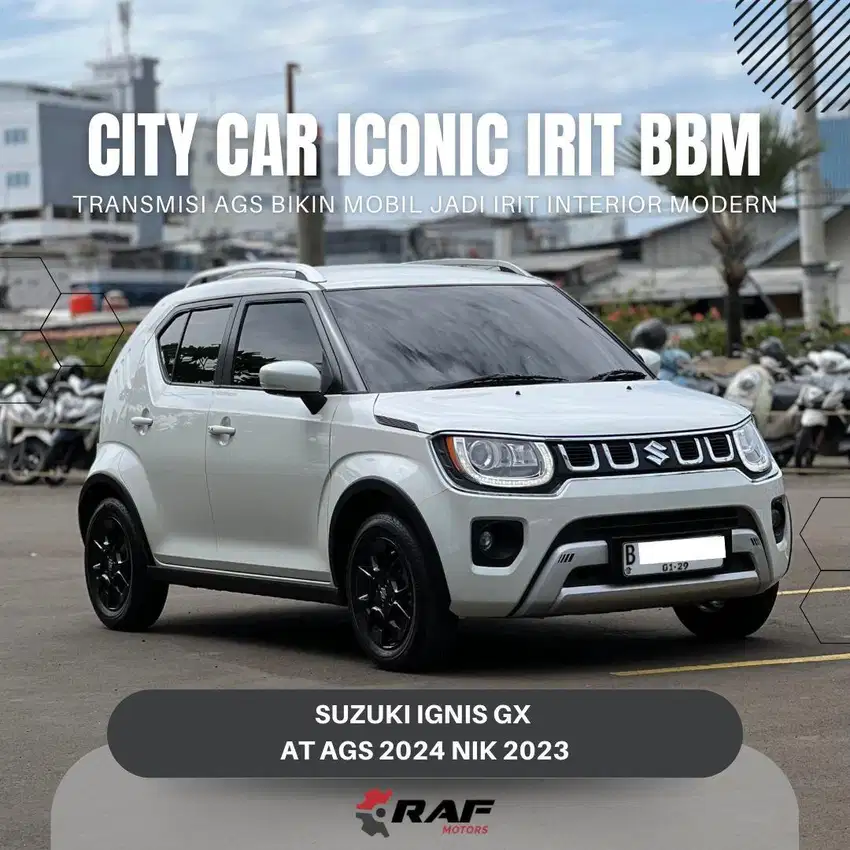 Suzuki Ignis GX AGS AT 2024 nik 2023 Putih Matic AMT