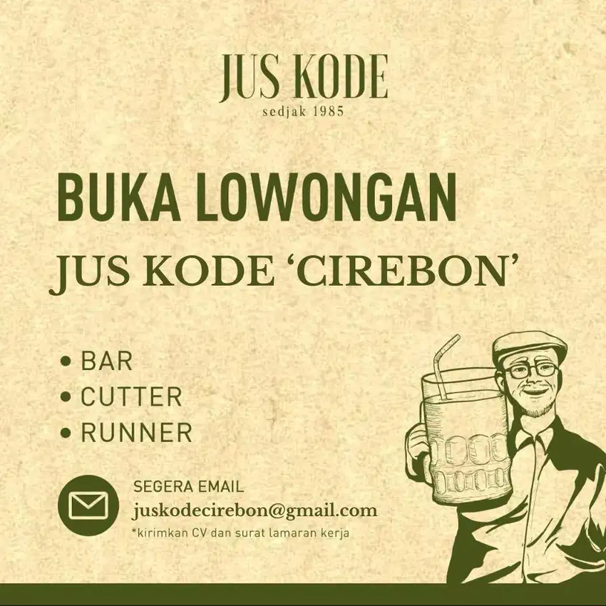 STAFF TOKO JUS KODE CIREBON