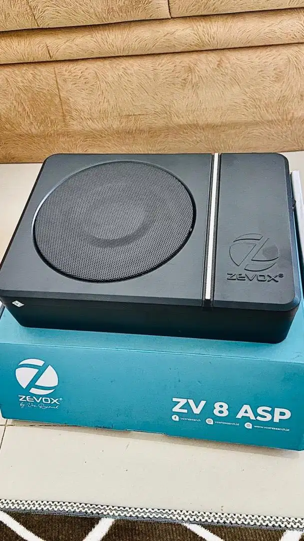 Sub Woofer Kolong Jok Aktif Zevox ZV 8 ASP 8 Inch