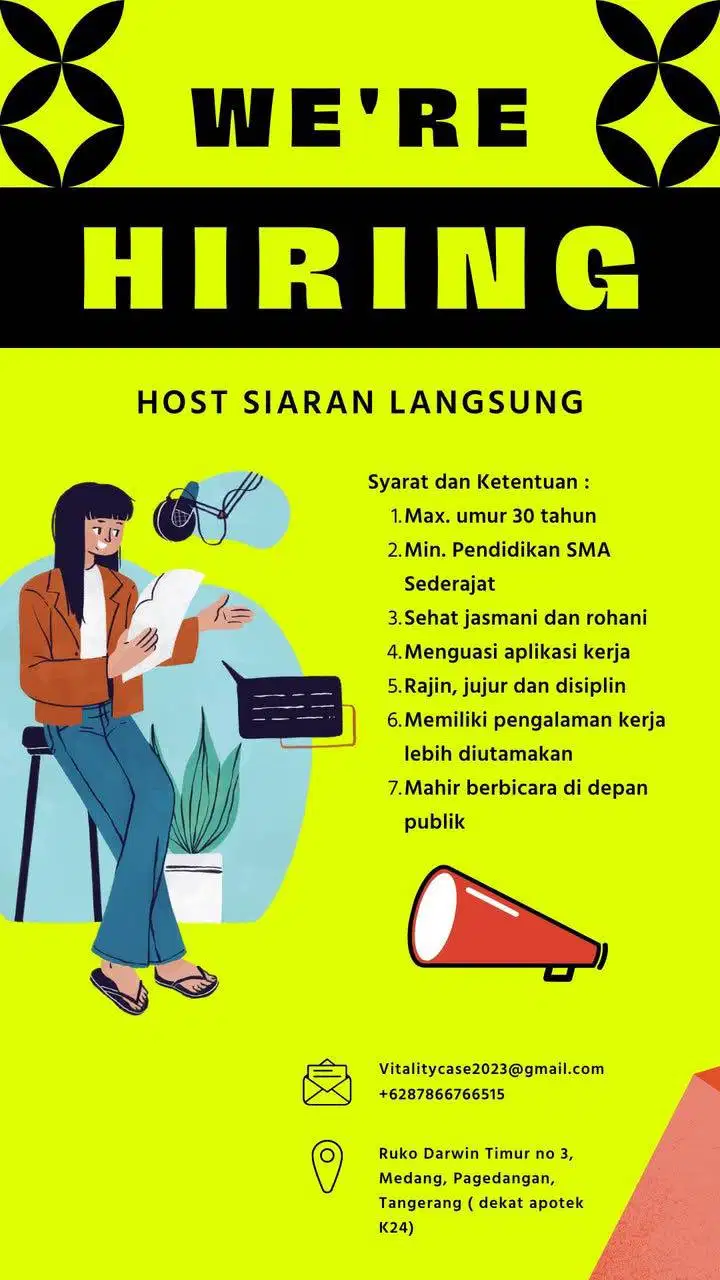 Loker Host Live Streamer