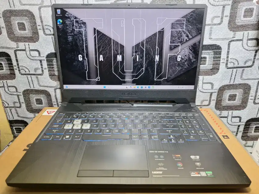 Laptop Asus TUF Gaming Core i5 gen 11 VGA RTX Aura Backlit keyboard