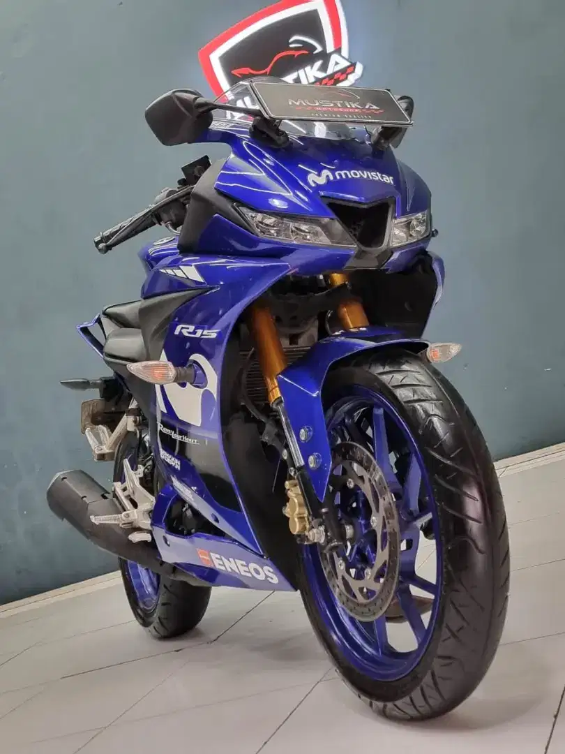 TERMURAH‼️ Yamaha R15 V3 2018 Movistar Edition mustika Motoshop