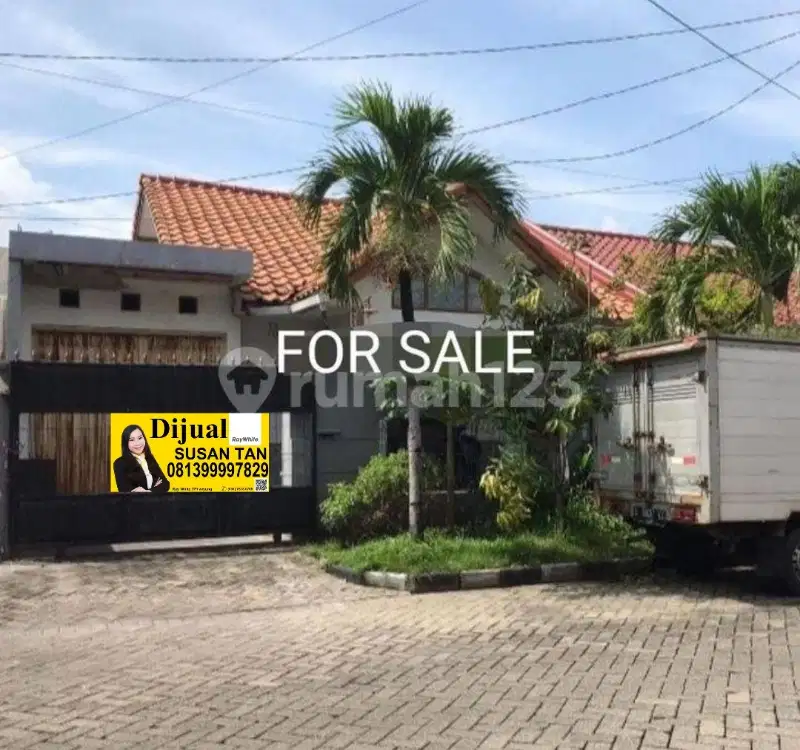 RUMAH DIJUAL ROW JALAN UTAMA PALING LEBAR BABATAN PRATAMA