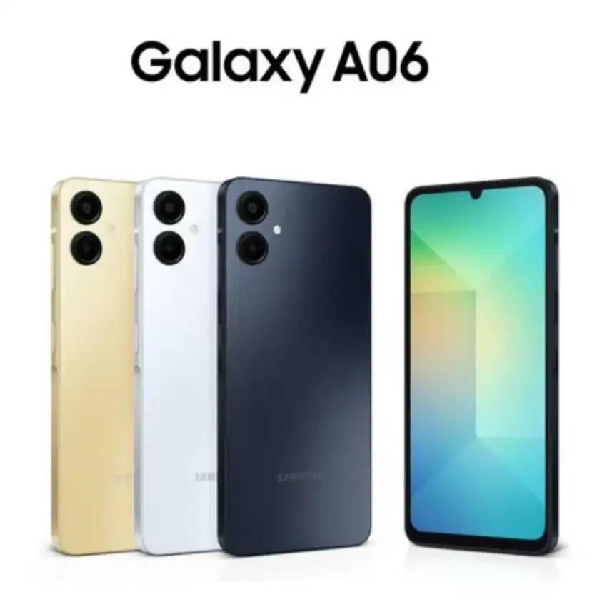 SAMSUNG GALAXY A06 RAM 4/64 GB GARANSI RESMI 100%