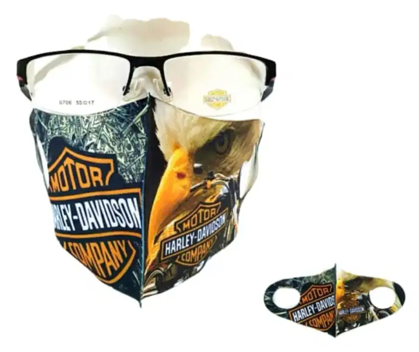 Macam macam masker motif harley davidson