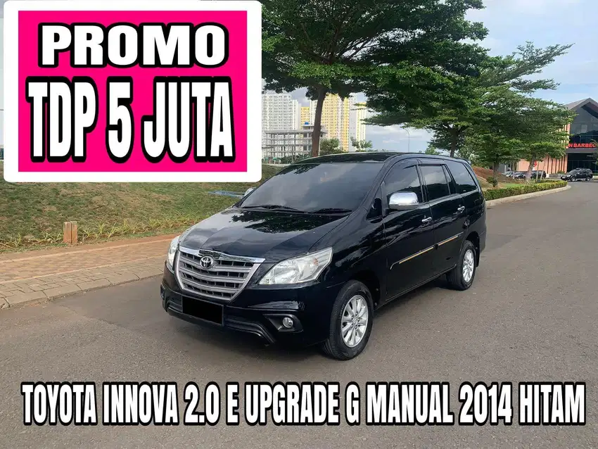 TOYOTA INNOVA 2.0 E UPGRADE G MANUAL 2014 HITAM