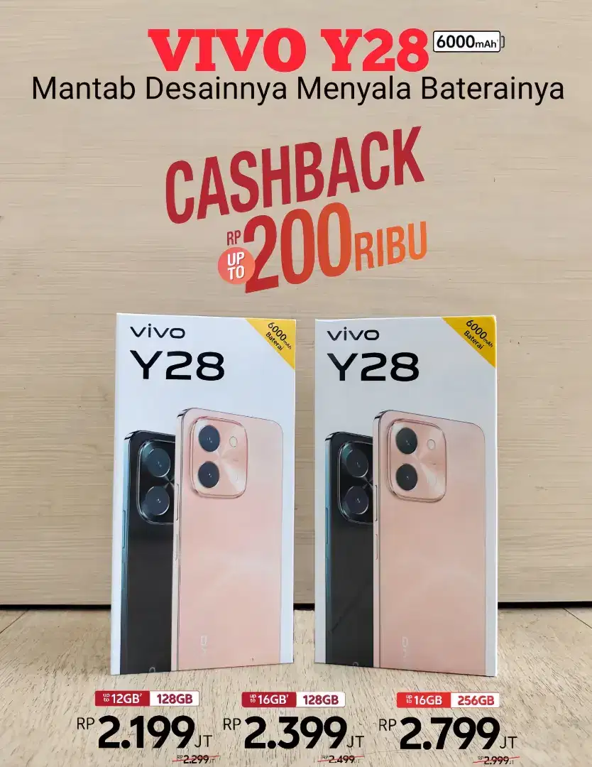 PROMO CASH BACK VIVO Y28