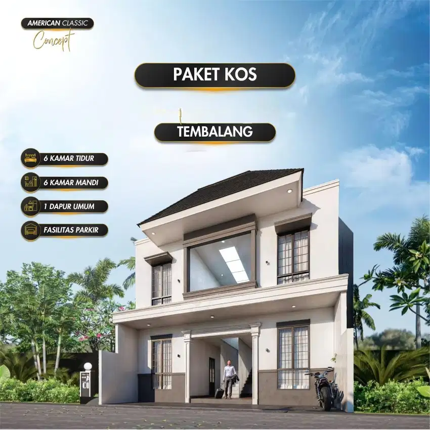 DiJual RUMAH KOST STRATEGIS dekat kampus UNDIP Tembalang Semarang