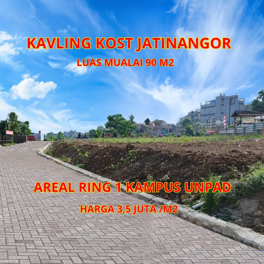 Kavling Tanah Cocok Untuk Kostan Kawasan Jatinangor