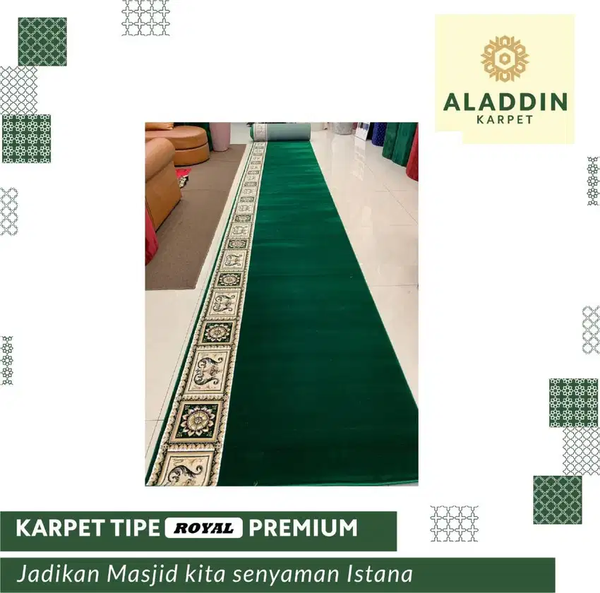 Jual Karpet Masjid Royal Premium Terbagus Tebal 18mm