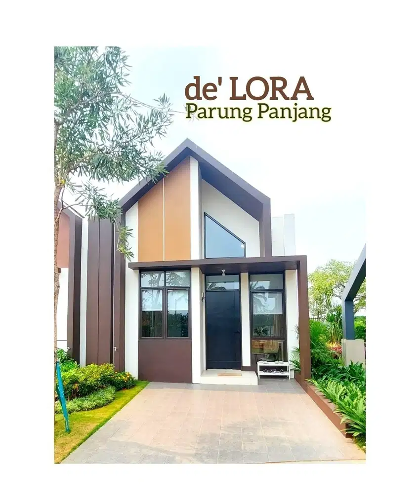 Minimalis modern, Rumah di Parung panjang, Dekat Stasiun KRL