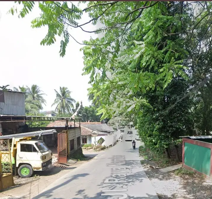 Tanah Murah Dekat Stasiun Nambo Klapanunggal Pinggir Jalan Raya