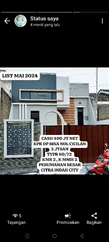 RUMAH READY CILEUNGSI