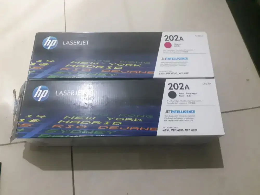 Jual beli tinta cartridge toner LaserJet bekas dan Baru