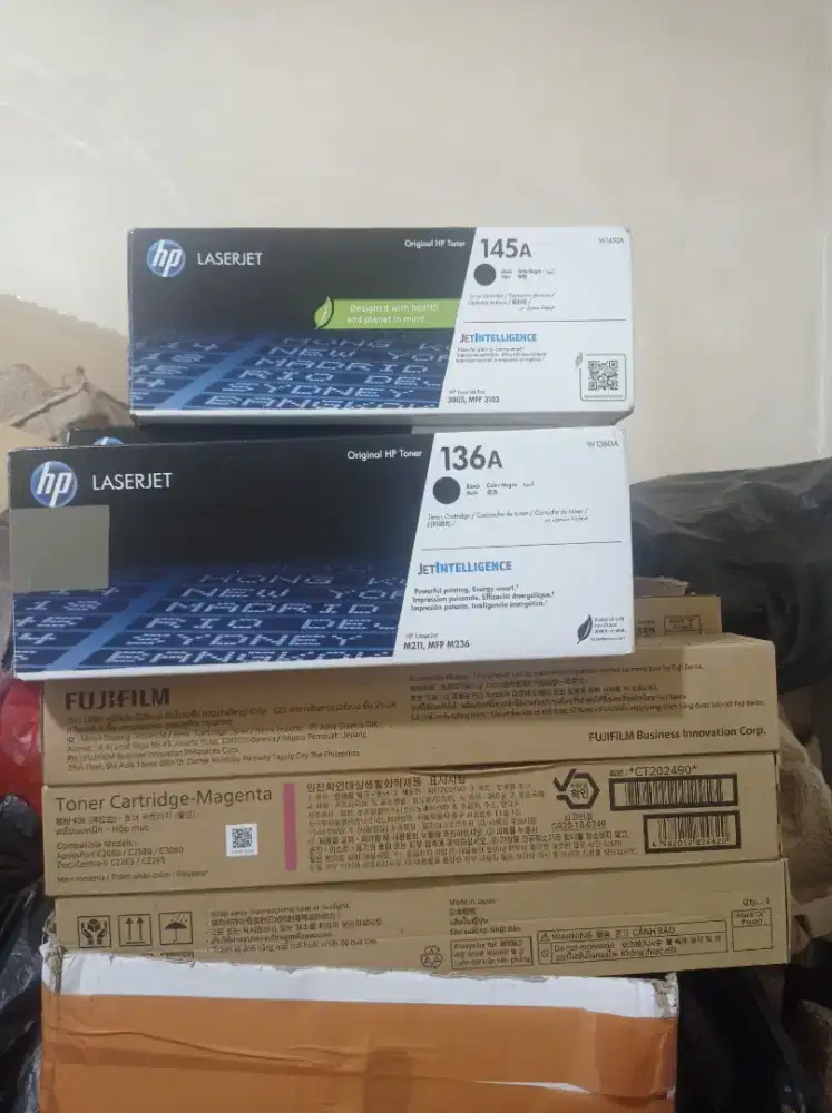 Jual beli tinta cartridge toner LaserJet bekas dan Baru