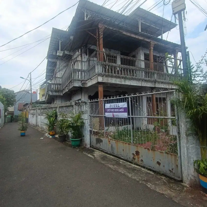 Rumah Tua Hook Cocok u/ Kost - Bebas Banjir - Cipinang Muara Jaktim