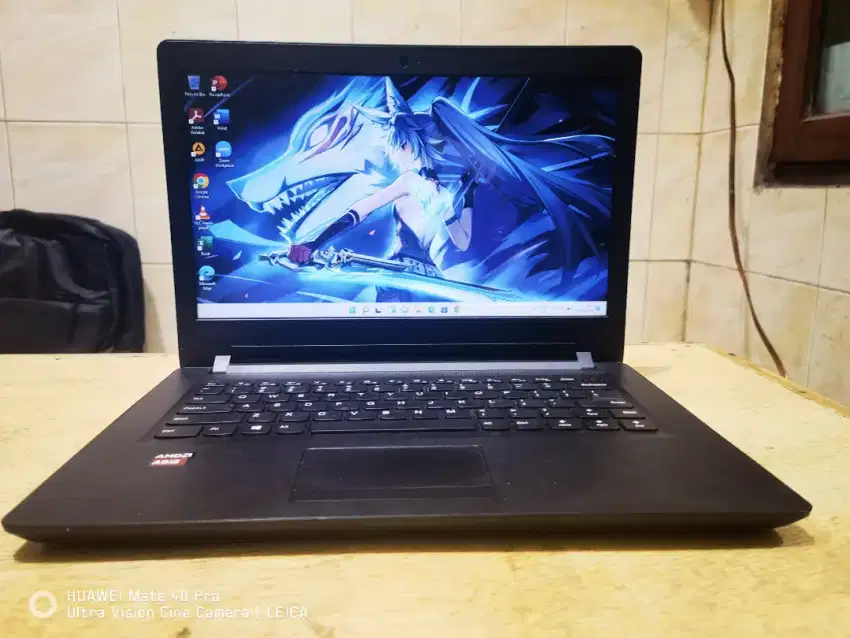 Laptop Slim Mulus Lenovo Ideapad 110 AMD A9