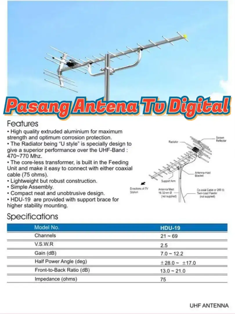 Instalasi Jasa Pemasangan Antena Tv Terdekat