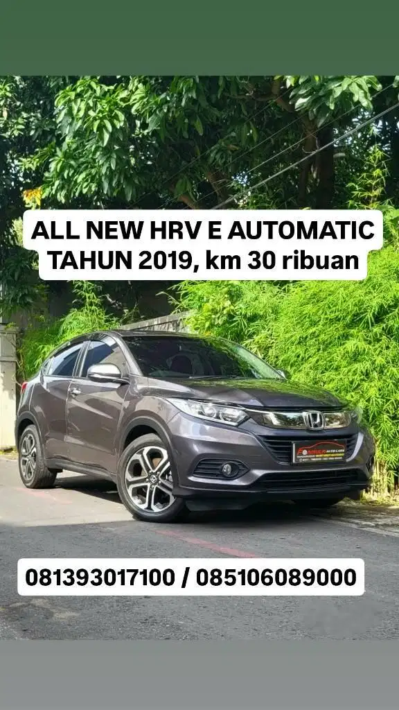 ALL NEW HRV E 1.5 AUTOMATIC
TAHUN 2019, km 30 ribuan