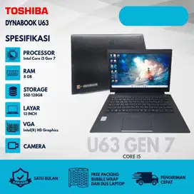 TOSHIBA DYNABOOK U63 CORE i5 G7 8GB/256GB  WKJ/NK