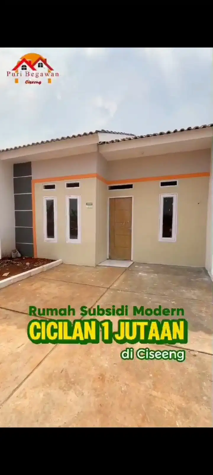 DIJUAL RUMAH SUBSIDI DI PURI BEGAWAN CISEENG BOGOR