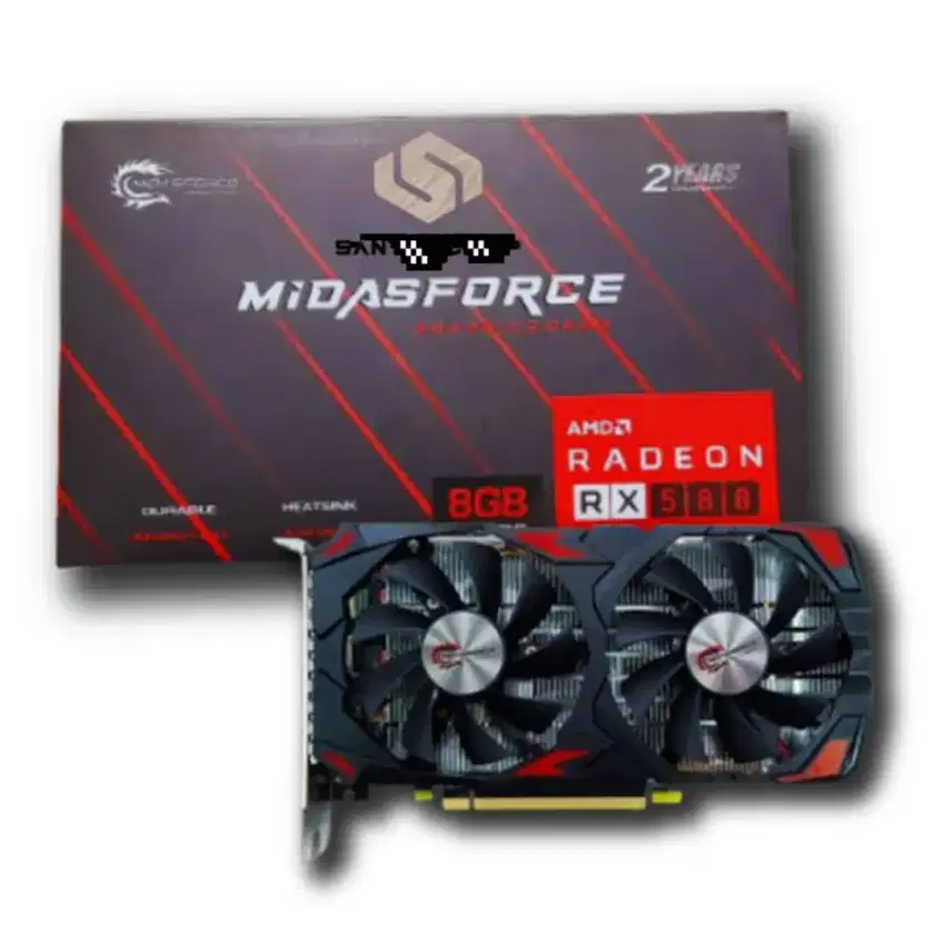 VGA AMD RX580 SE 8GB 256BIT Midasforce