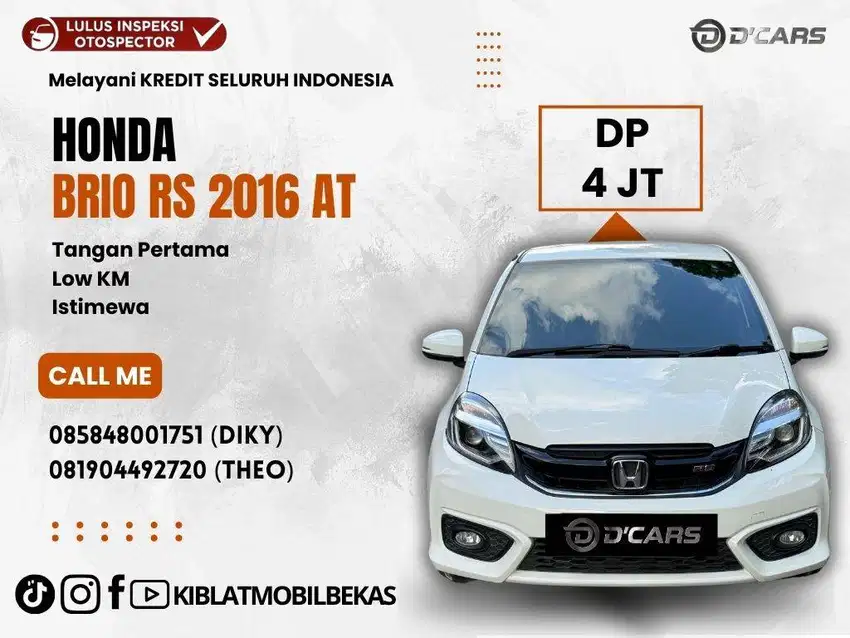 [DP:4JT] BRIO RS 2016 AT TANGAN 1 LOW KM