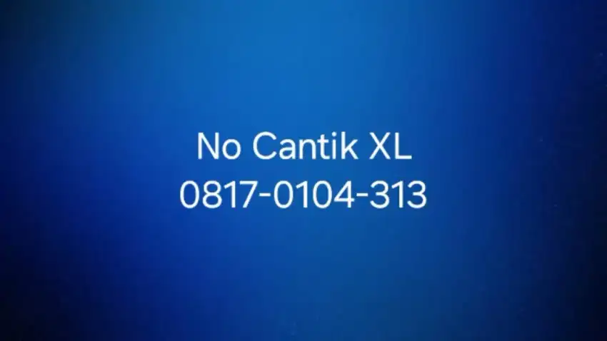 Nomor Cantik XL Murah 11 Digits