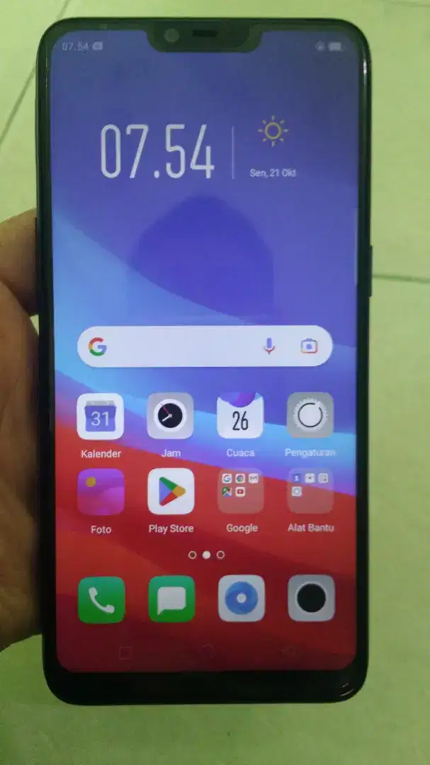 Hp oppo A3S ram 6gb dan 4GLTE normal fulset buat tiktok/YouTube lancar