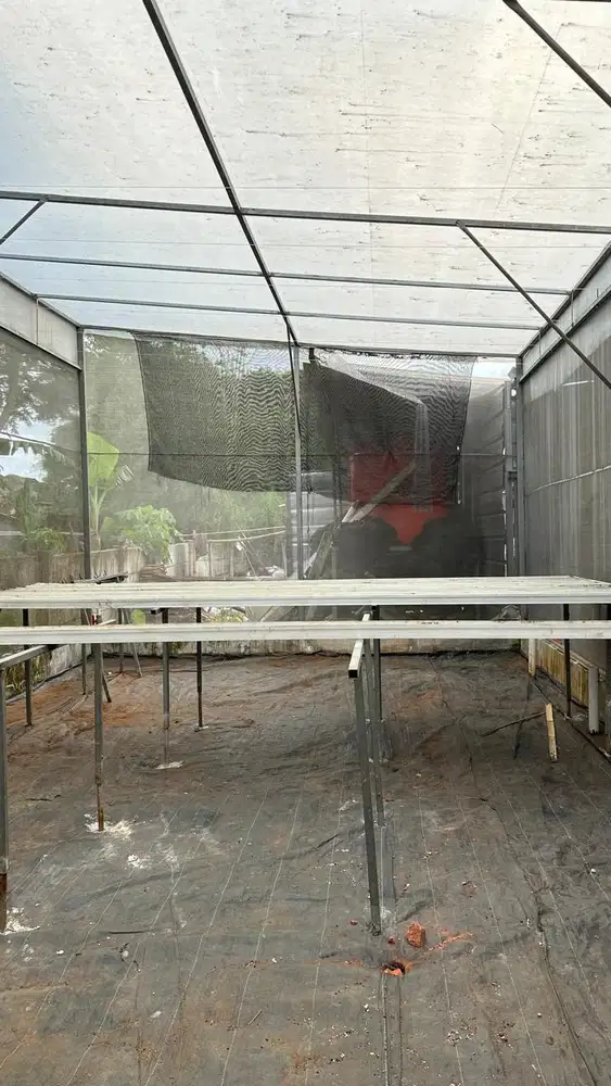 Dijual Kavling Ex Green House Hydroponic di Bsd Bonus Pompa Air