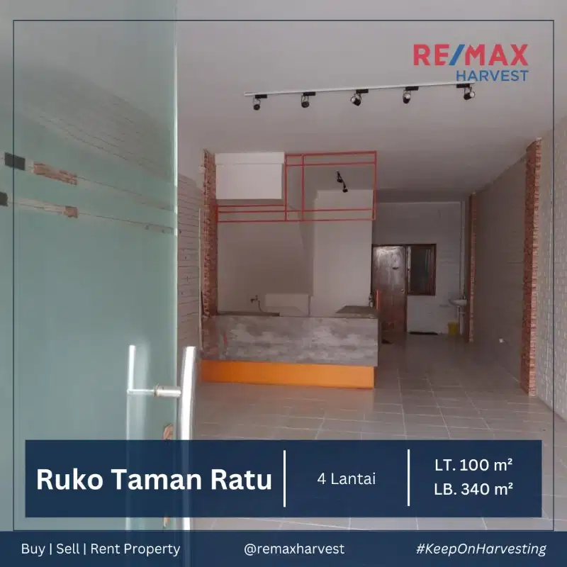 Best Deal Disewakan Sangat Murah  Ruko di Taman Ratu Jakarta Barat