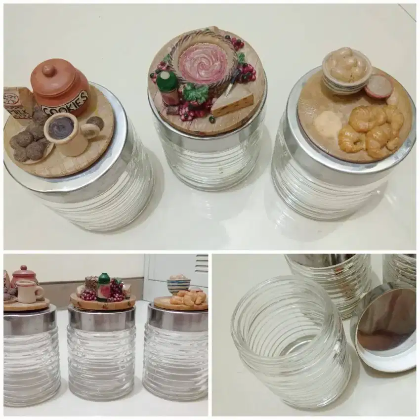 Toples Kue Kaca Tebal 3 pcs