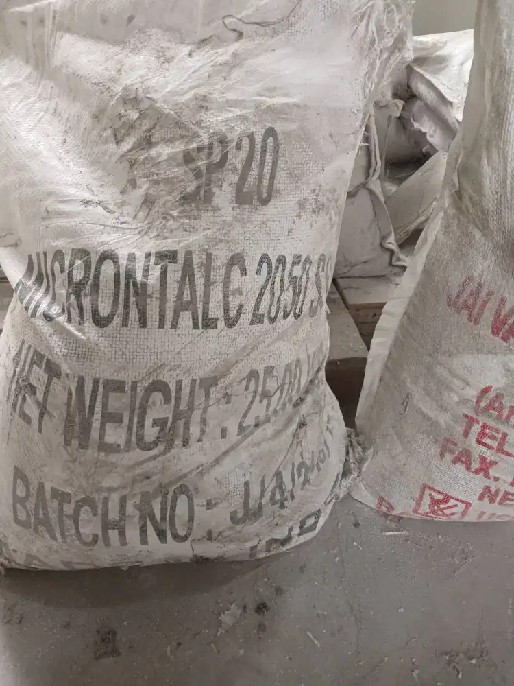 Micronized talc, fine particle untuk industri cat dan karet