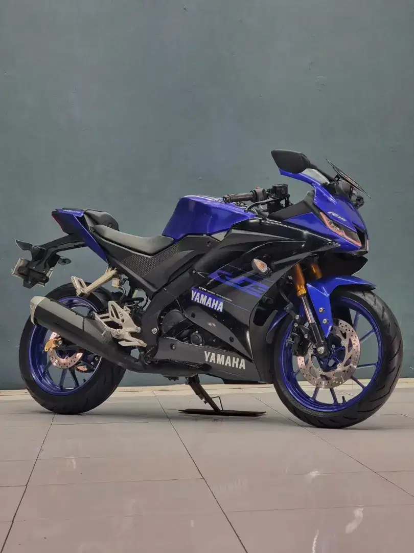 Perfect Condition!!Yamaha R15 VVA Blue Rice 2020 Plat Jatim-Mustika