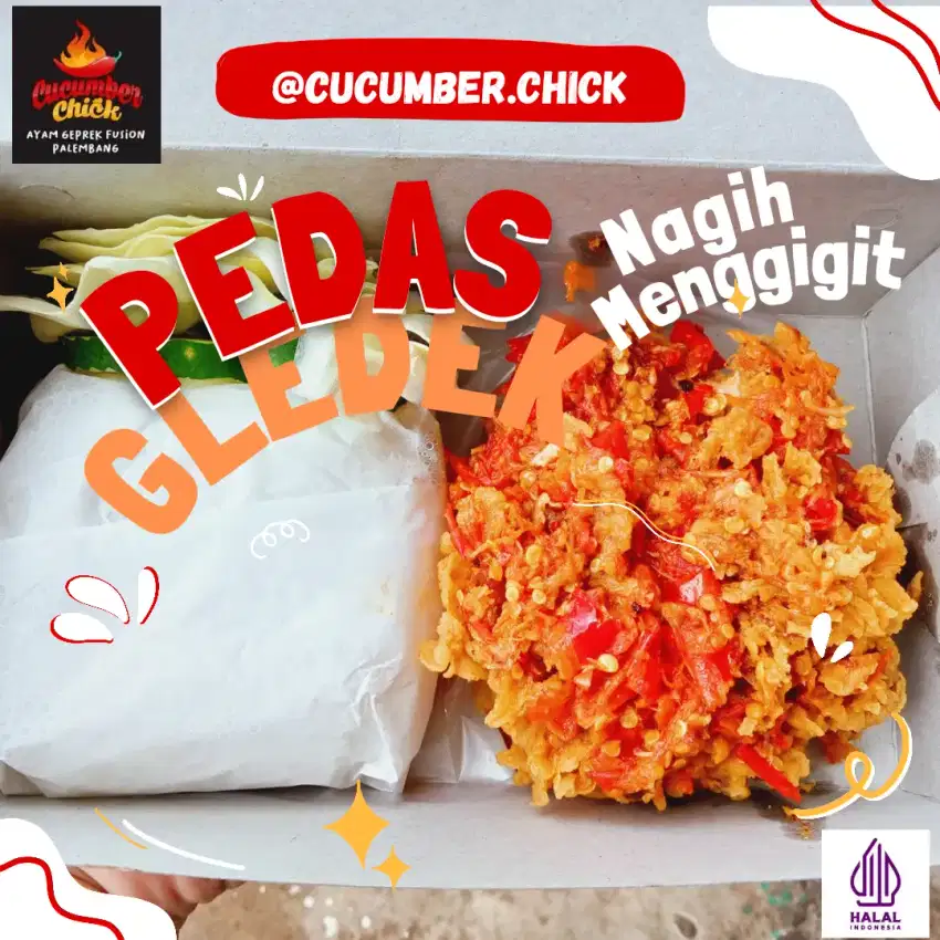 Ayam Geprek Cucumber Chick