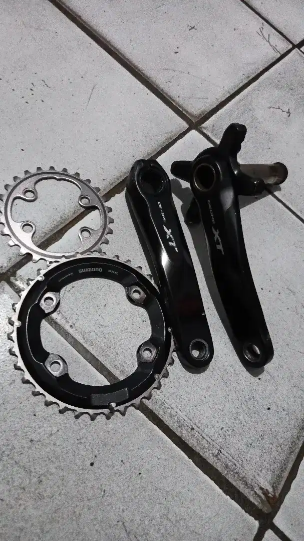 Crank shimano xt m8000 chainring 36-26 arm 170